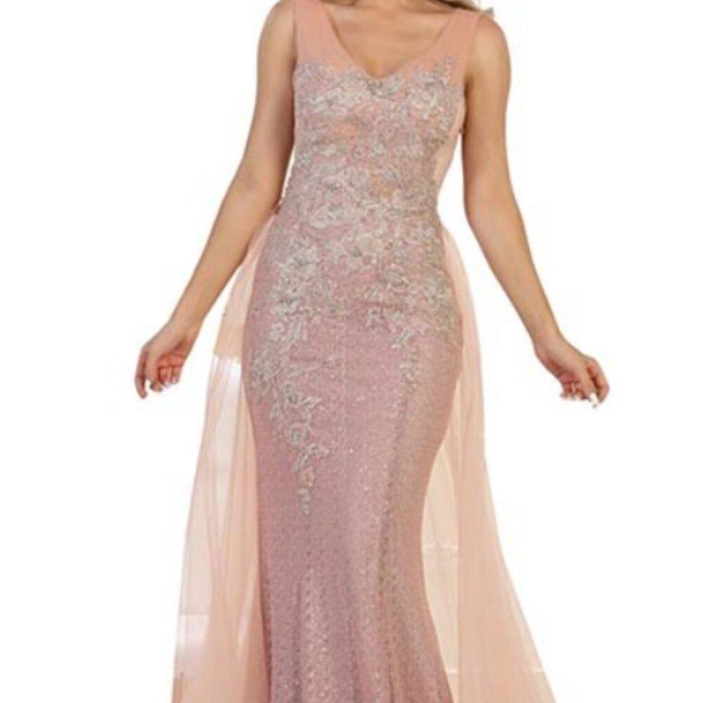 Blush Enchantment Lace Gown